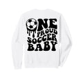 Proud Soccer Soccer Ball Drip Back Sweatshirt - Streetwear Style Unisex - T-Shirt, Sweatshirt, Hoodie