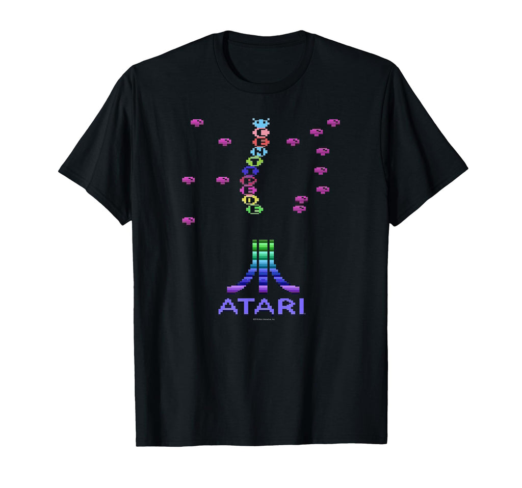 Atari Centipede Arcade 8 Bit Gamer T-Shirt - Novelty Apparel for Adults - T-Shirt, Sweatshirt, Hoodie