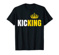 Kicking King Crown Funny Soccer T-Shirt - Casual Everyday Wear Men Women - T-Shirt, Sweatshirt, Hoodie