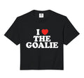 I Love Goalie Heart Soccer Hockey Hoodie - Fun Novelty Design for Adults - T-Shirt, Sweatshirt, Hoodie