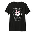 Sideline Social Club Coquette Soccer T-Shirt - Novelty Apparel for Adults - T-Shirt, Sweatshirt, Hoodie
