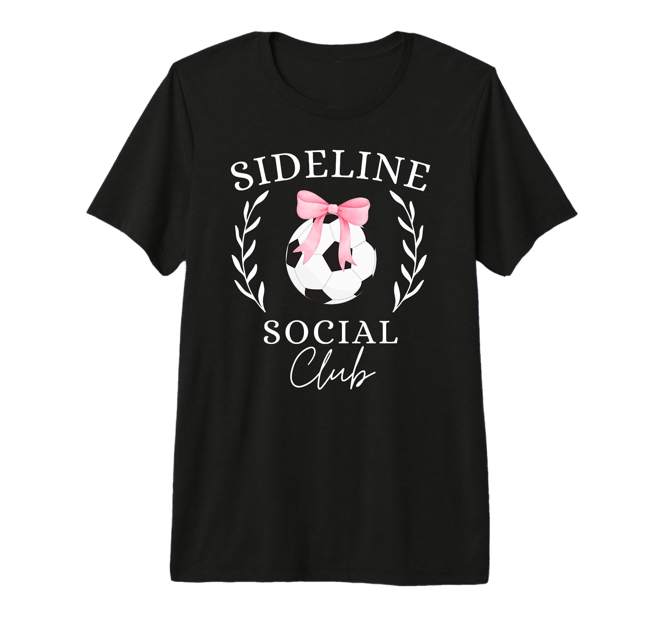 Sideline Social Club Coquette Soccer T-Shirt - Minimalist Print Men Women - T-Shirt, Sweatshirt, Hoodie