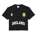 Ireland Number 4 Soccer Team Sports Hoodie - Streetwear Style for Adults - T-Shirt, Sweatshirt, Hoodie