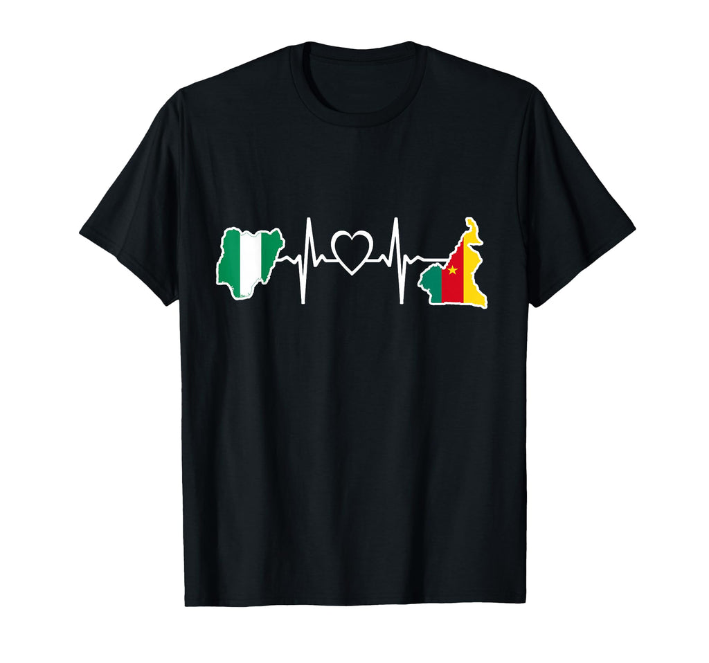 Cameroon Nigeria Flag Cameroonian T-Shirt - Streetwear Style for Adults - T-Shirt, Sweatshirt, Hoodie