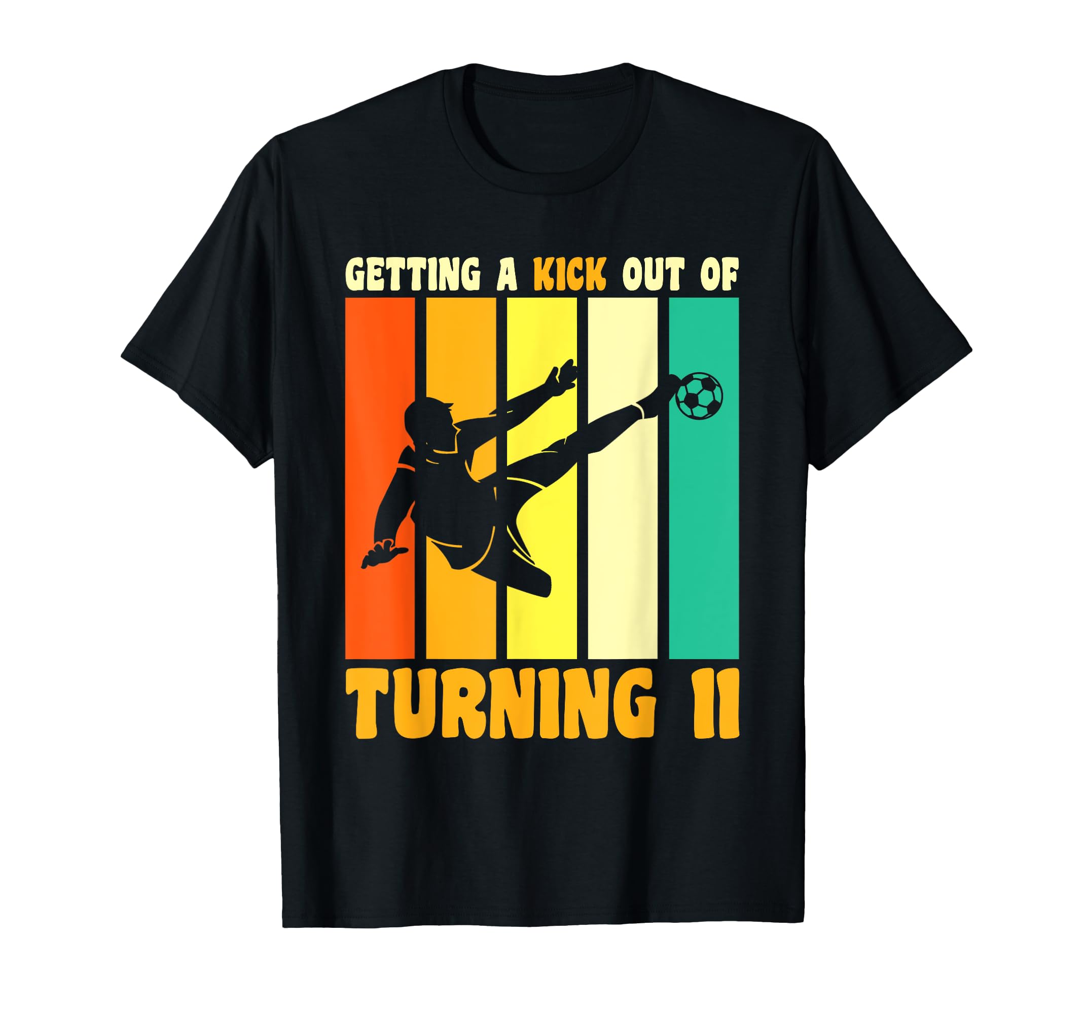 Happy 11Th Birthday 11 Year Old Kick T-Shirt - Custom Art Print for Adults - T-Shirt, Sweatshirt, Hoodie