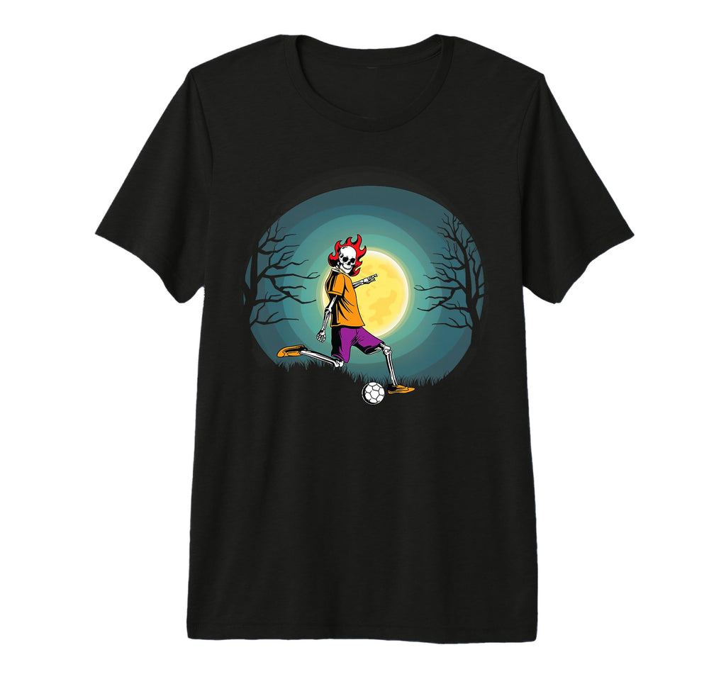 Skeleton Soccer Coach Fan Halloween T-Shirt - Fun Novelty Design Unisex - T-Shirt, Sweatshirt, Hoodie