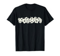 Surfer Floral Hibiscus Flower Row T-Shirt - Novelty Apparel for Adults - T-Shirt, Sweatshirt, Hoodie
