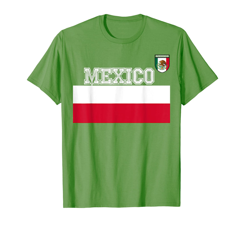 Green Mexican Soccer Jersey Flag T-Shirt - Aesthetic Graphic Men Women - T-Shirt, Sweatshirt, Hoodie