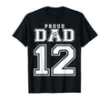 Number 12 Custom Proud Soccer Futbol T-Shirt - Aesthetic Graphic Men Women - T-Shirt, Sweatshirt, Hoodie