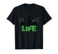 Soccer Is Life Passionate Fan Sports Black T-Shirt - Graphic Print Unisex - T-Shirt, Sweatshirt, Hoodie