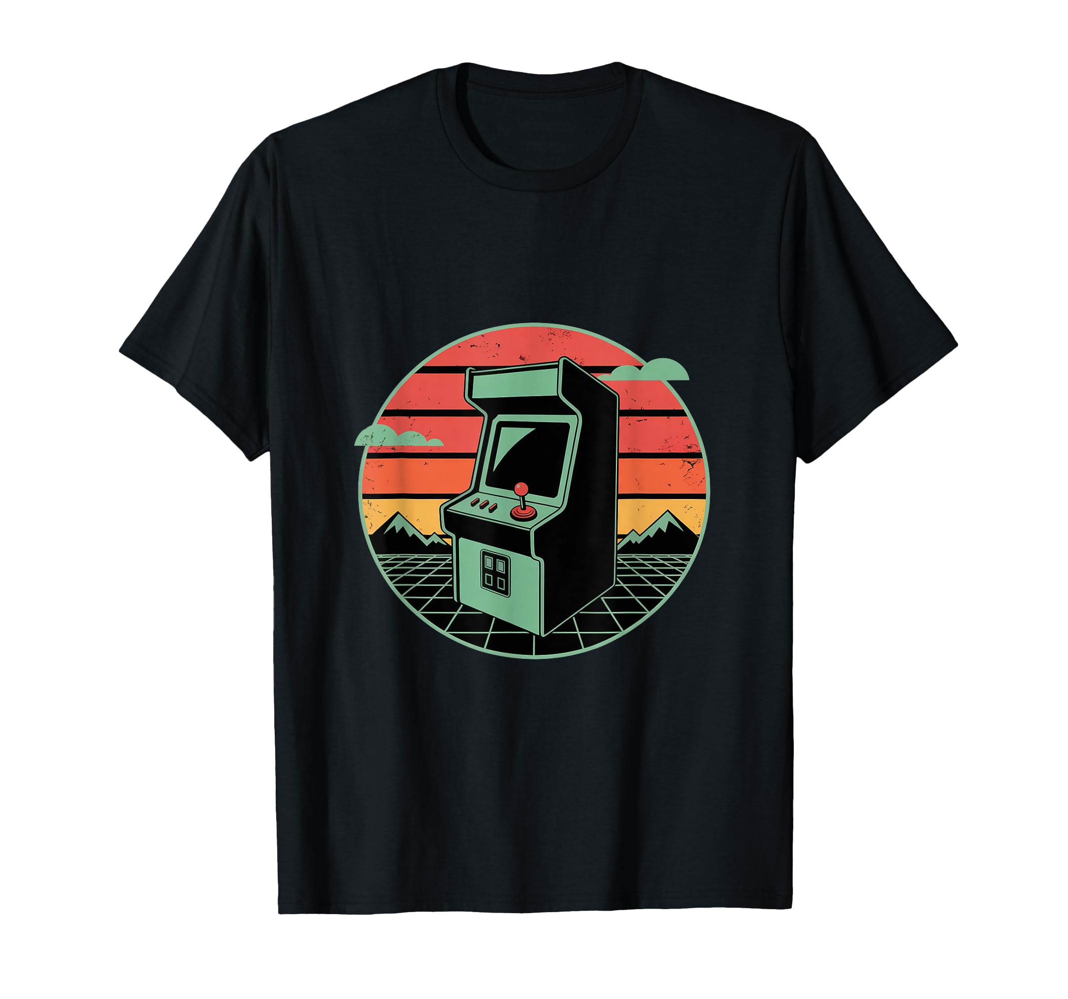 Nostalgic Synthwave Arcade Gaming Gamer T-Shirt - Aesthetic Graphic Unisex - T-Shirt, Sweatshirt, Hoodie