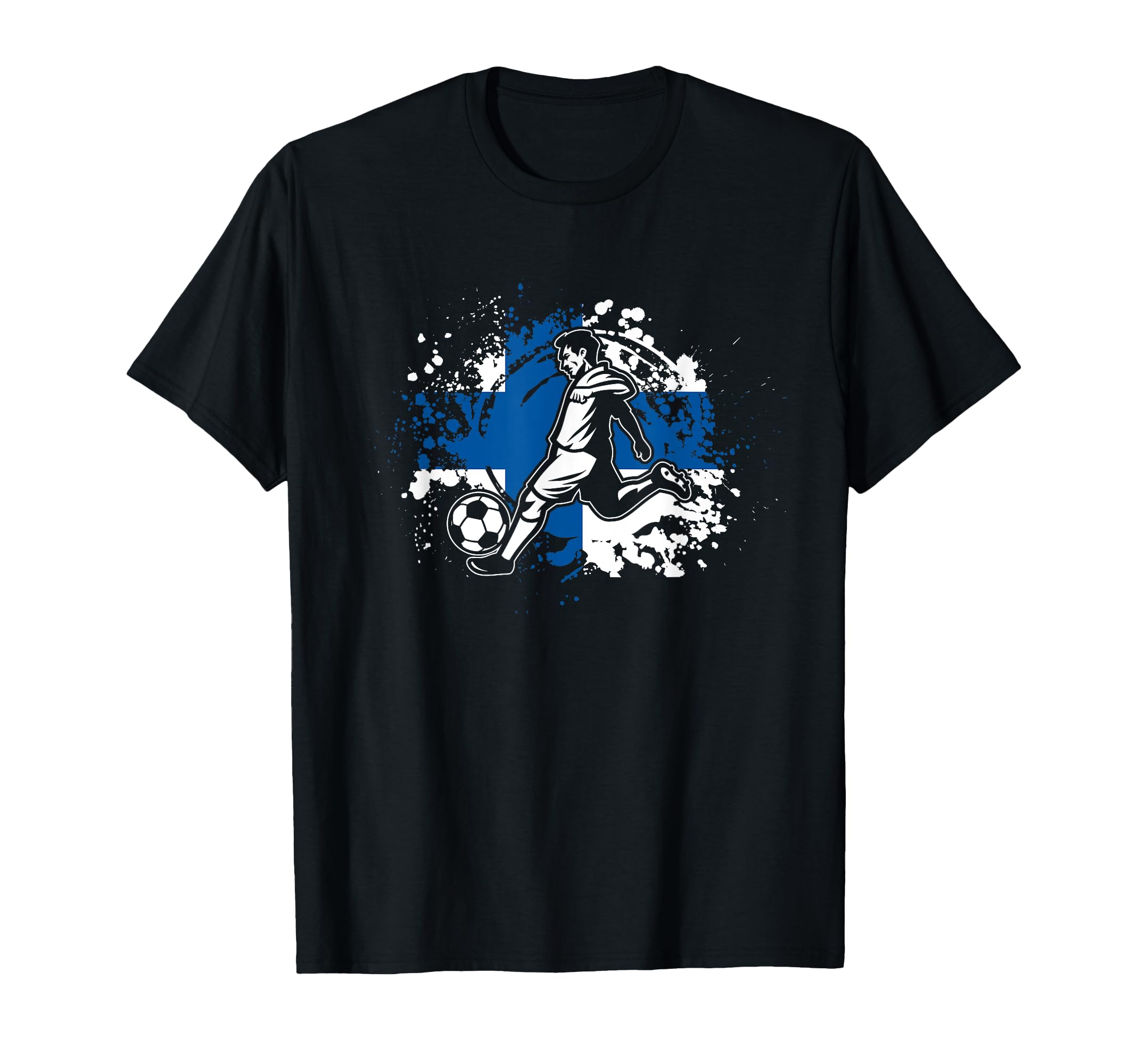 Finland Football Finnish Soccer T-Shirt - Minimalist Print Men Women - T-Shirt, Sweatshirt, Hoodie