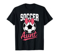Soccer Aunt Heart Sport Lover Auntie T-Shirt - Custom Art Print Unisex - T-Shirt, Sweatshirt, Hoodie