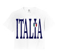 Italia Comfort Colors Crop Hoodie - Graphic Print Men Women - T-Shirt, Sweatshirt, Hoodie