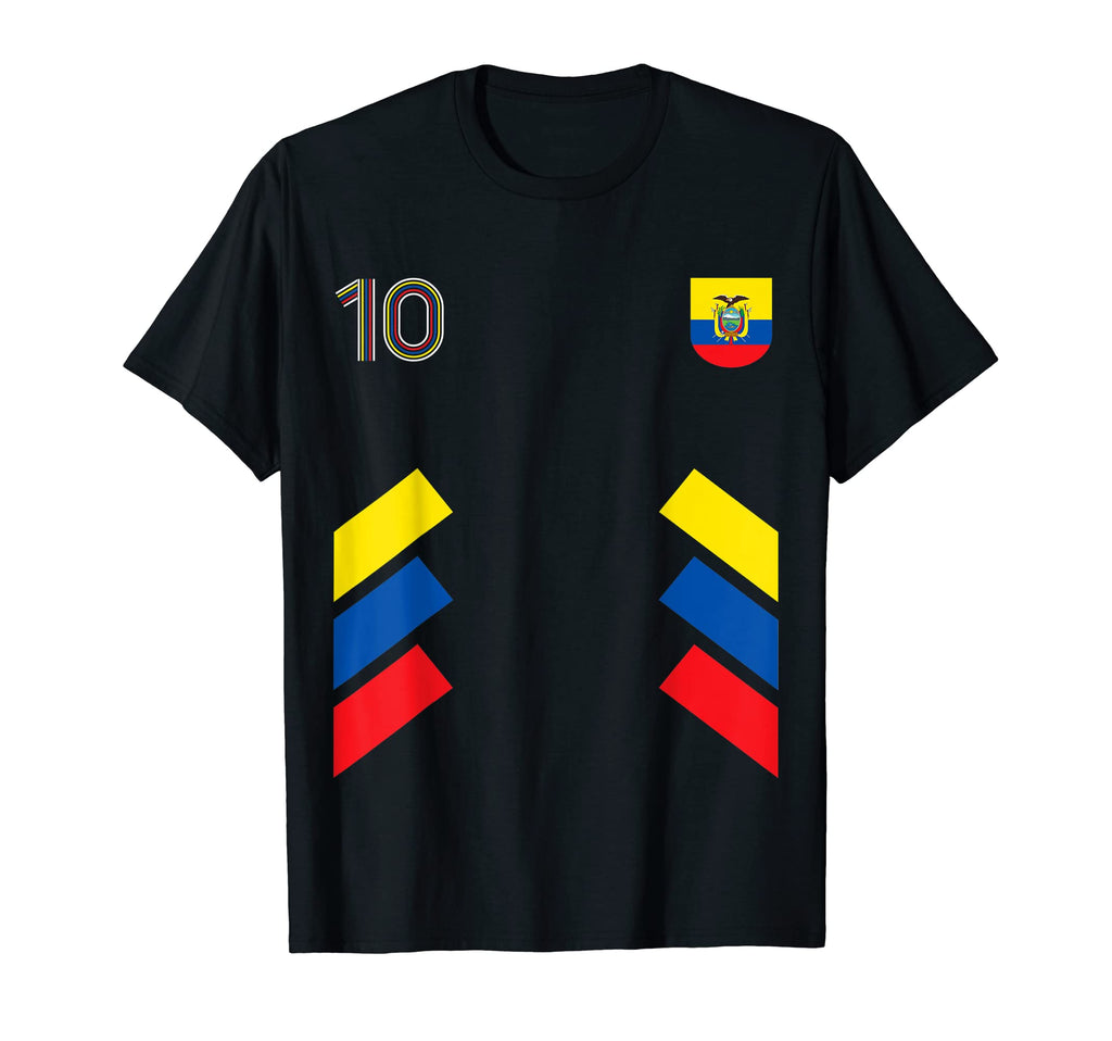 Retro10 Ecuador Football Ecuador Soccer T-Shirt - Trendy Graphic Men Women - T-Shirt, Sweatshirt, Hoodie