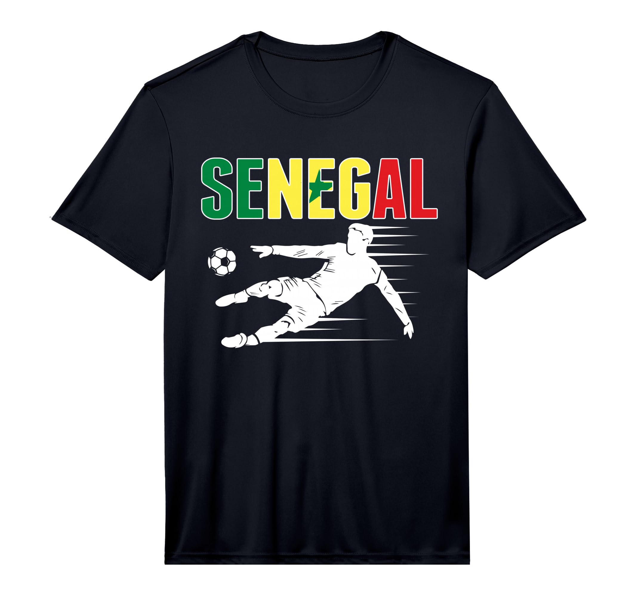 Senegal Soccer Fans Jersey T-Shirt - Aesthetic Graphic for Adults - T-Shirt, Sweatshirt, Hoodie
