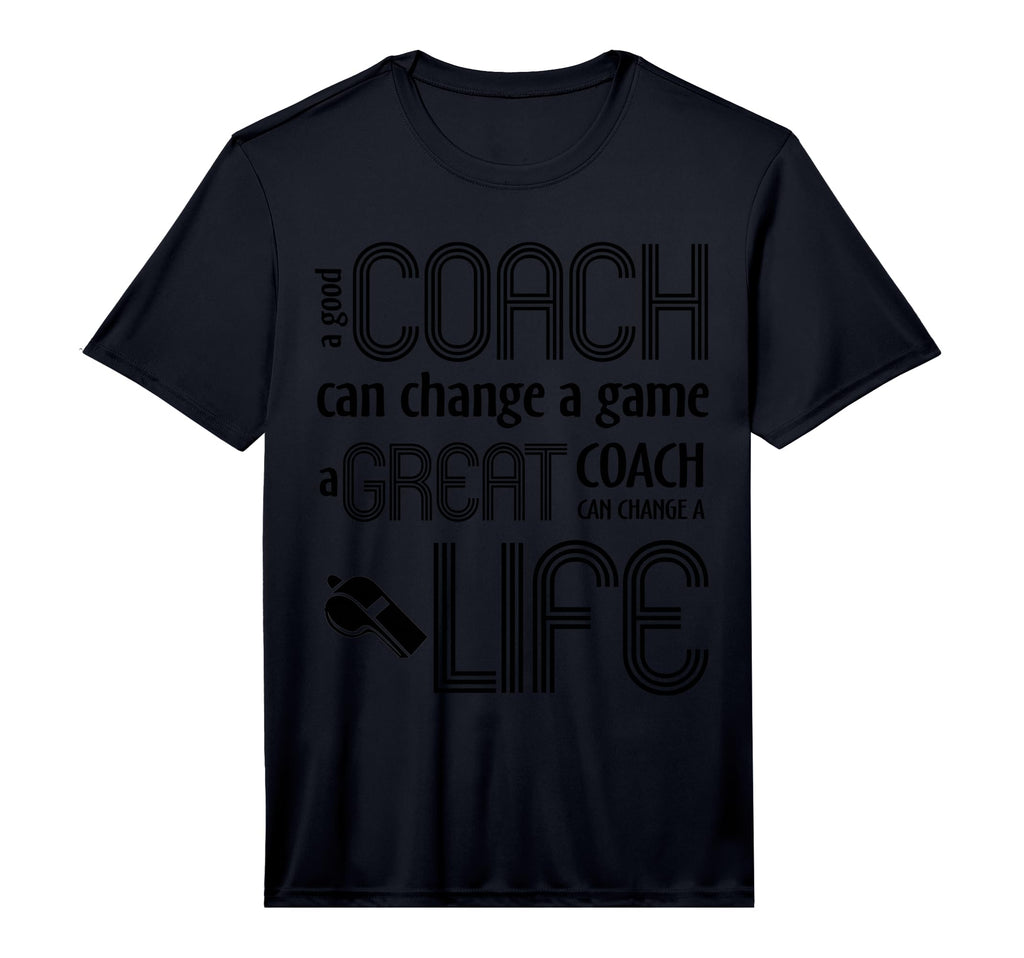 Mens Great Coach Can Change Life T-Shirt - Novelty Apparel Unisex - T-Shirt, Sweatshirt, Hoodie