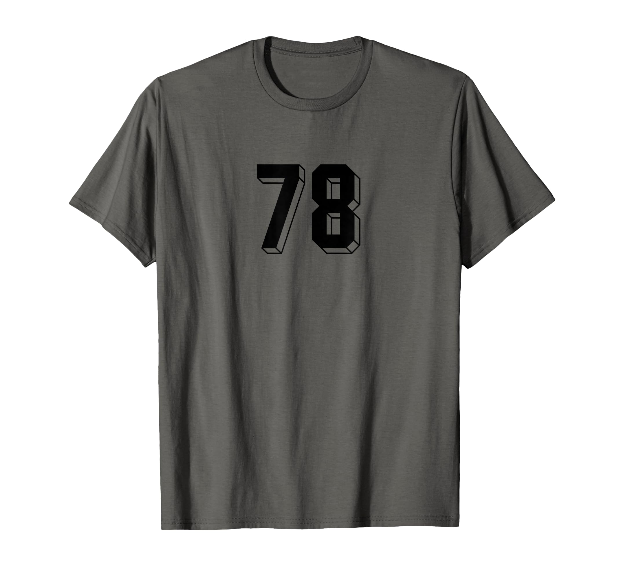 Number 78 80S 90S Soccer Team Jersey T-Shirt - Custom Art Print for Adults - T-Shirt, Sweatshirt, Hoodie