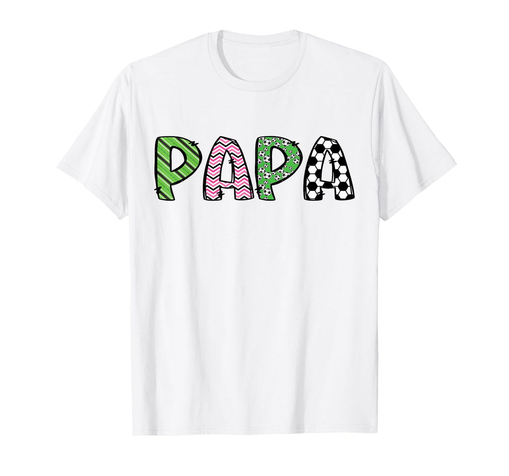 Soccer Papa Funny Soccer Birthday T-Shirt - Aesthetic Graphic Unisex - T-Shirt, Sweatshirt, Hoodie