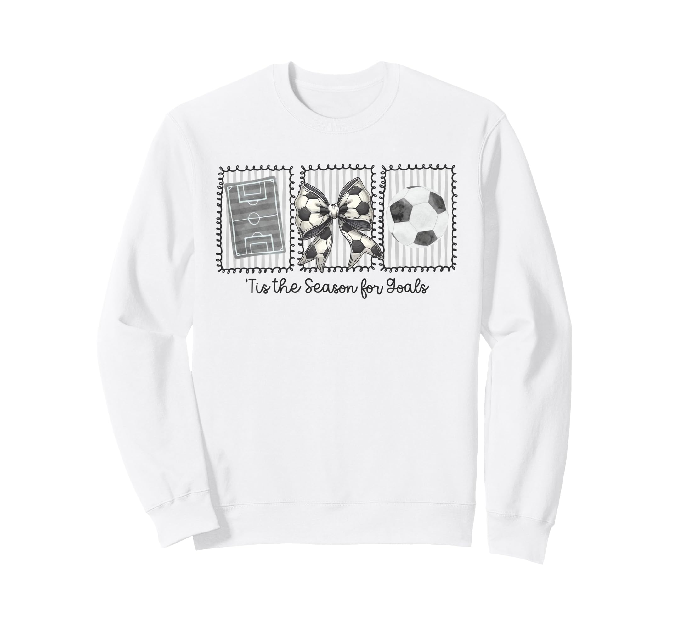 Funny Preppy Tis Season Soccer Sweatshirt - Novelty Apparel for Adults - T-Shirt, Sweatshirt, Hoodie