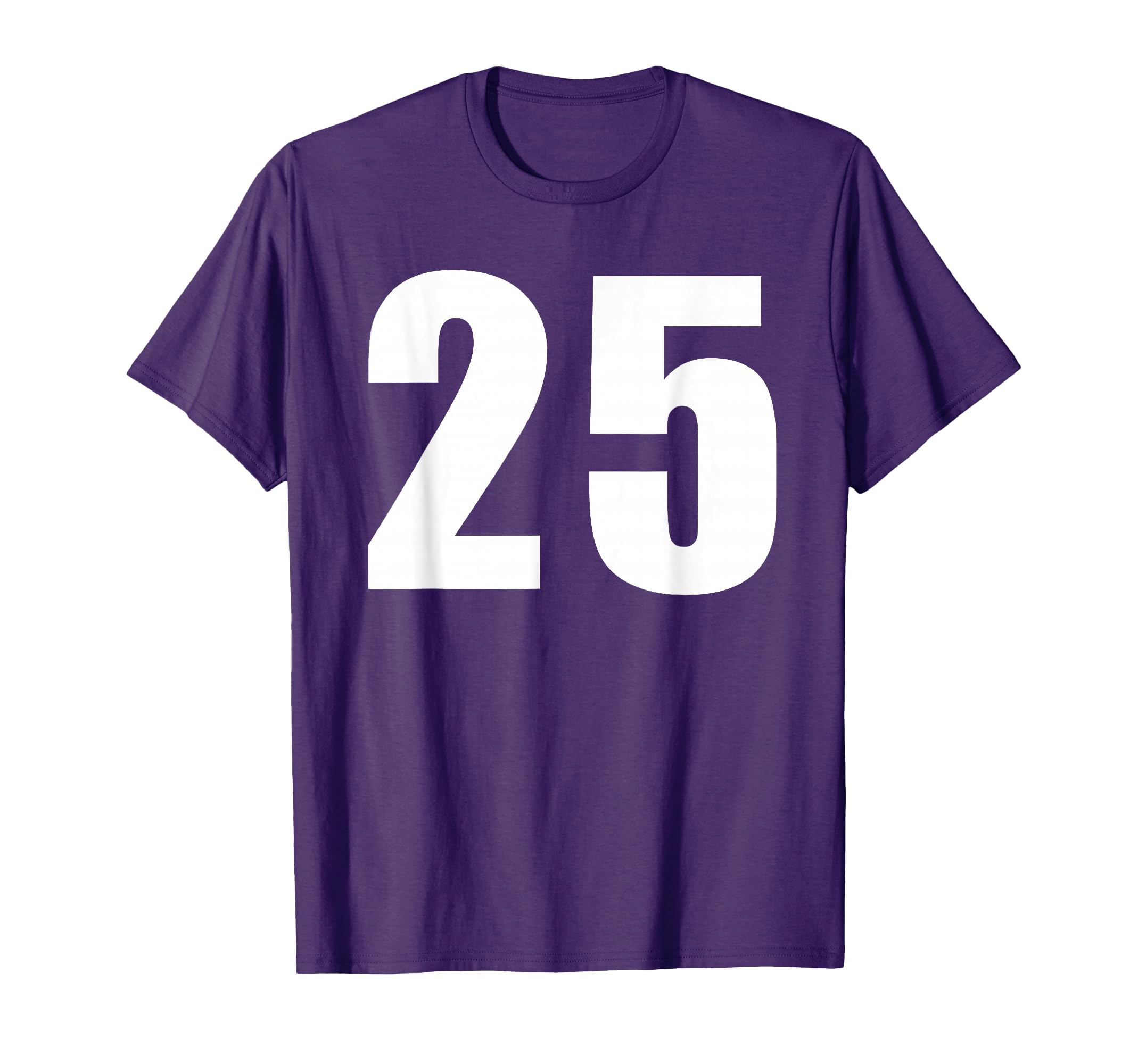 Jersey Number 25 Baseball Football T-Shirt - Minimalist Print Unisex - T-Shirt, Sweatshirt, Hoodie