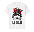 Classy Lil Sis Life Soccer Messy Bun T-Shirt - Unique Graphic Unisex - T-Shirt, Sweatshirt, Hoodie