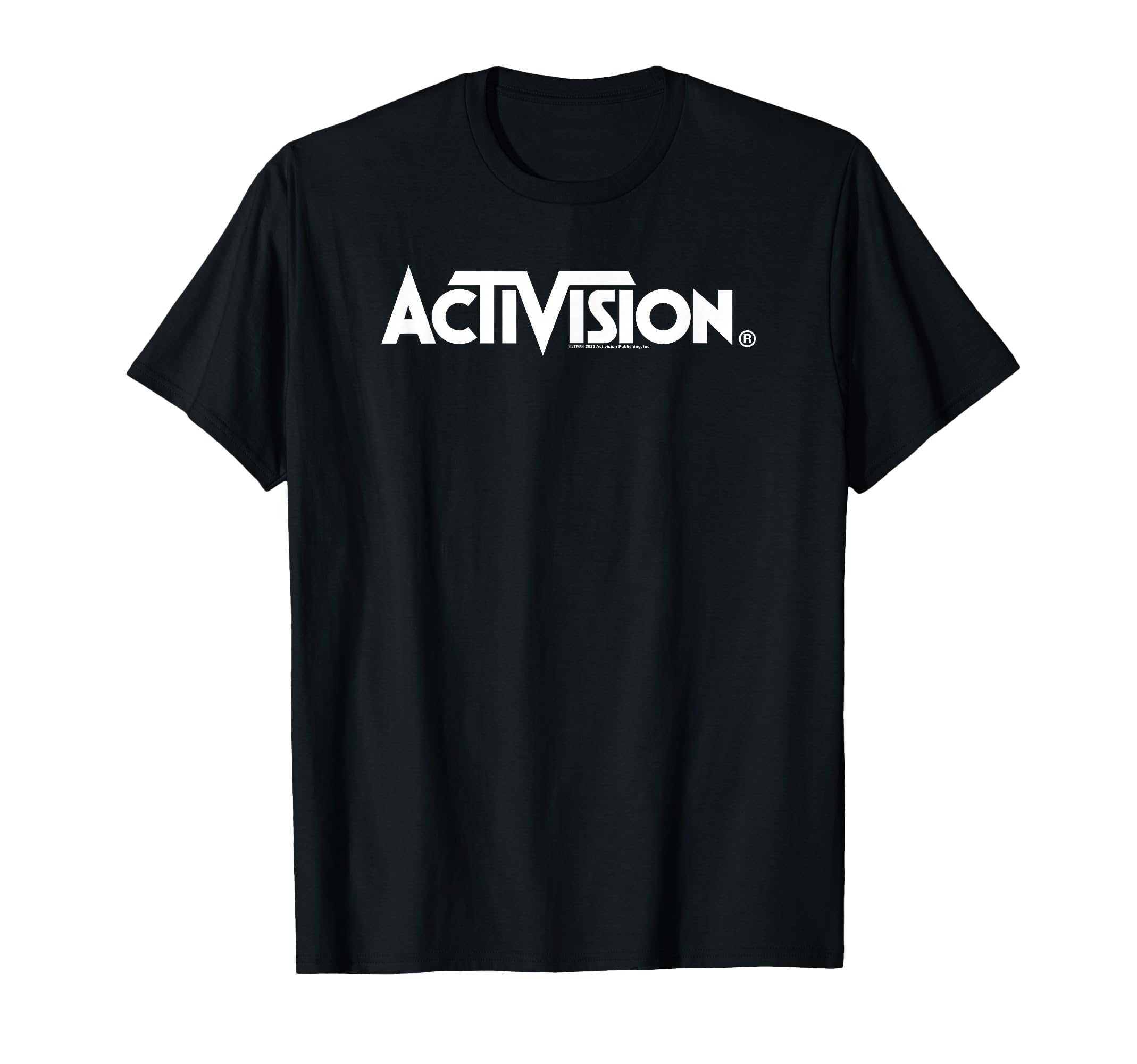 Activision Classics White Logo Text T-Shirt - Aesthetic Graphic for Adults - T-Shirt, Sweatshirt, Hoodie