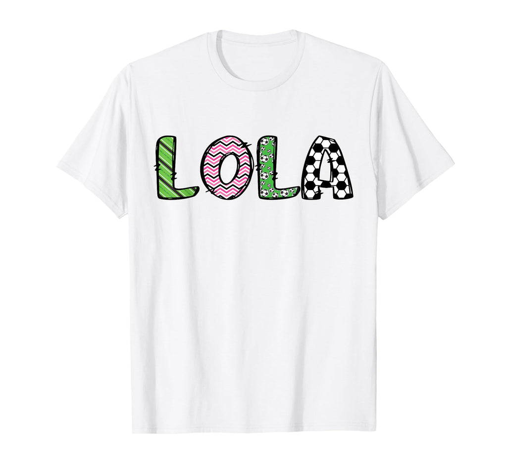 Soccer Lola Funny Soccer Birthday T-Shirt - Novelty Apparel for Adults - T-Shirt, Sweatshirt, Hoodie