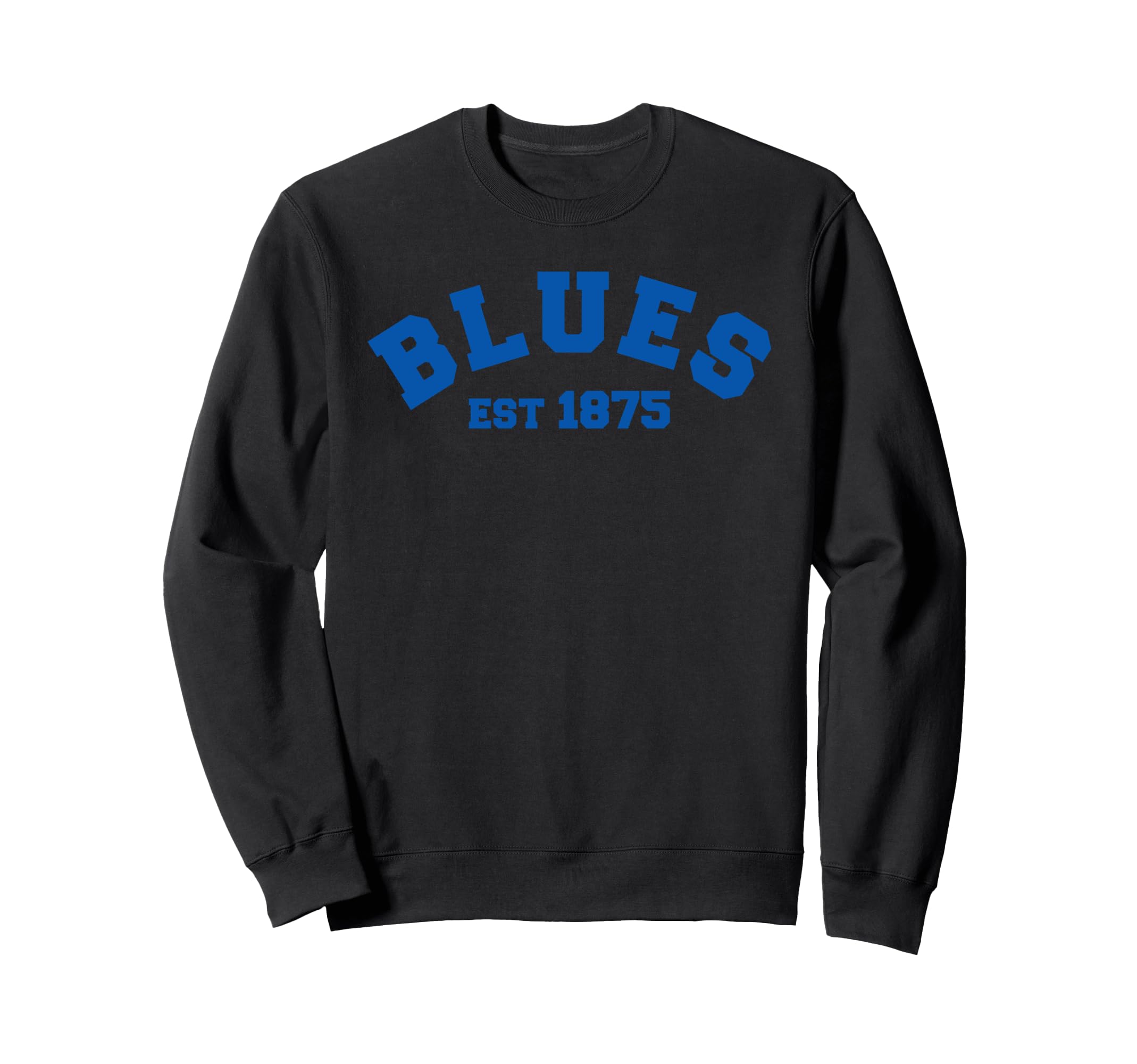 Blues Established 1875 Football Sweatshirt - Fun Novelty Design Unisex - T-Shirt, Sweatshirt, Hoodie