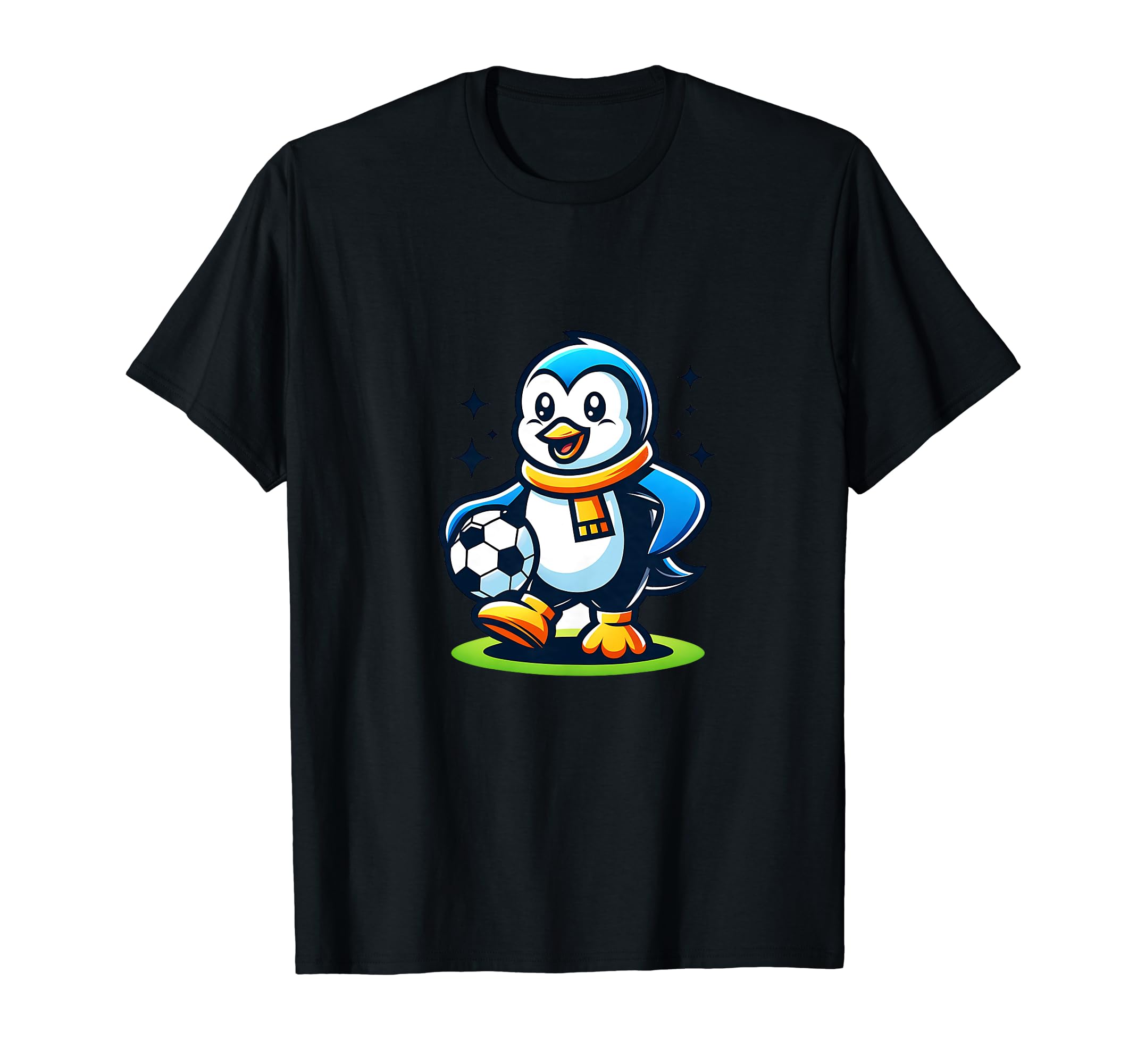 Funny Penguin Soccer Champion Ball Fan T-Shirt - Graphic Print Unisex - T-Shirt, Sweatshirt, Hoodie
