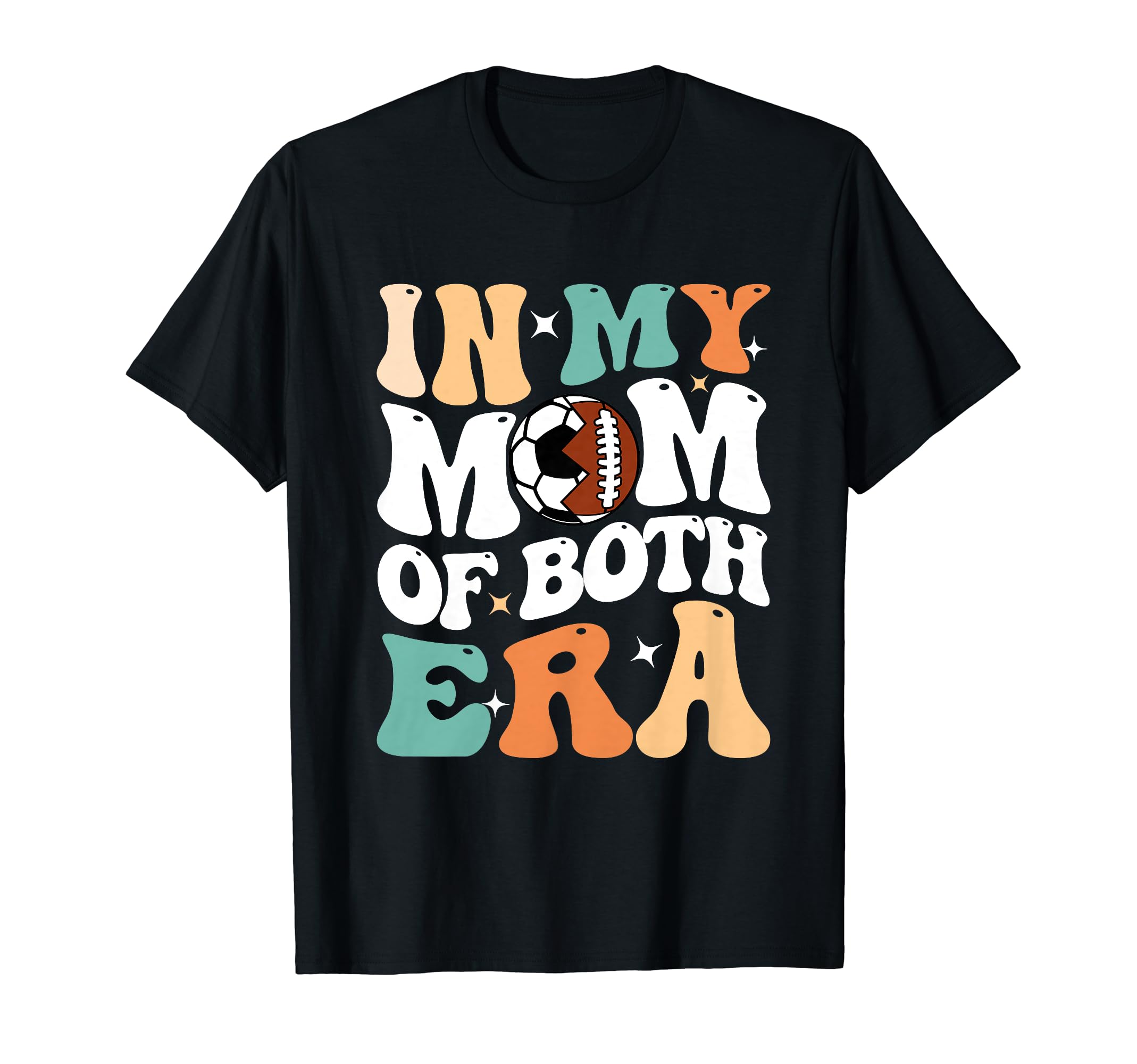 My Mom Both Era Funny Soccer Football T-Shirt - Unique Graphic Unisex - T-Shirt, Sweatshirt, Hoodie
