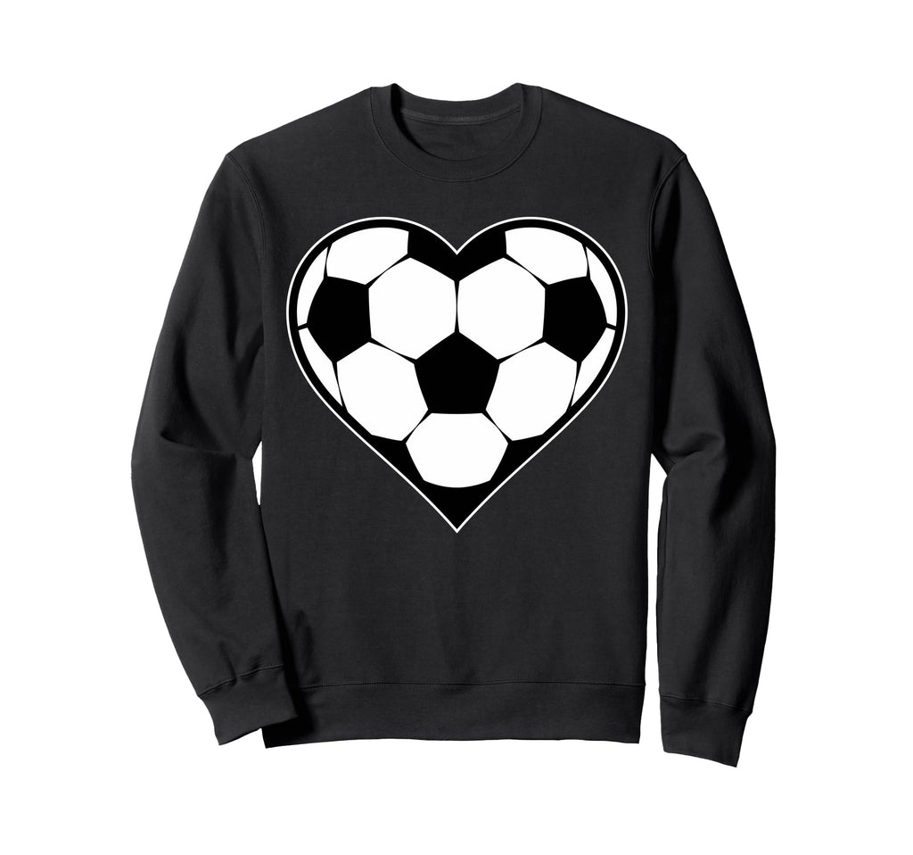 Soccer Heart Soccer Silhouette Soccer Sweatshirt - Streetwear Style Unisex - T-Shirt, Sweatshirt, Hoodie
