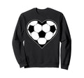 Soccer Heart Soccer Silhouette Soccer Sweatshirt - Streetwear Style Unisex - T-Shirt, Sweatshirt, Hoodie