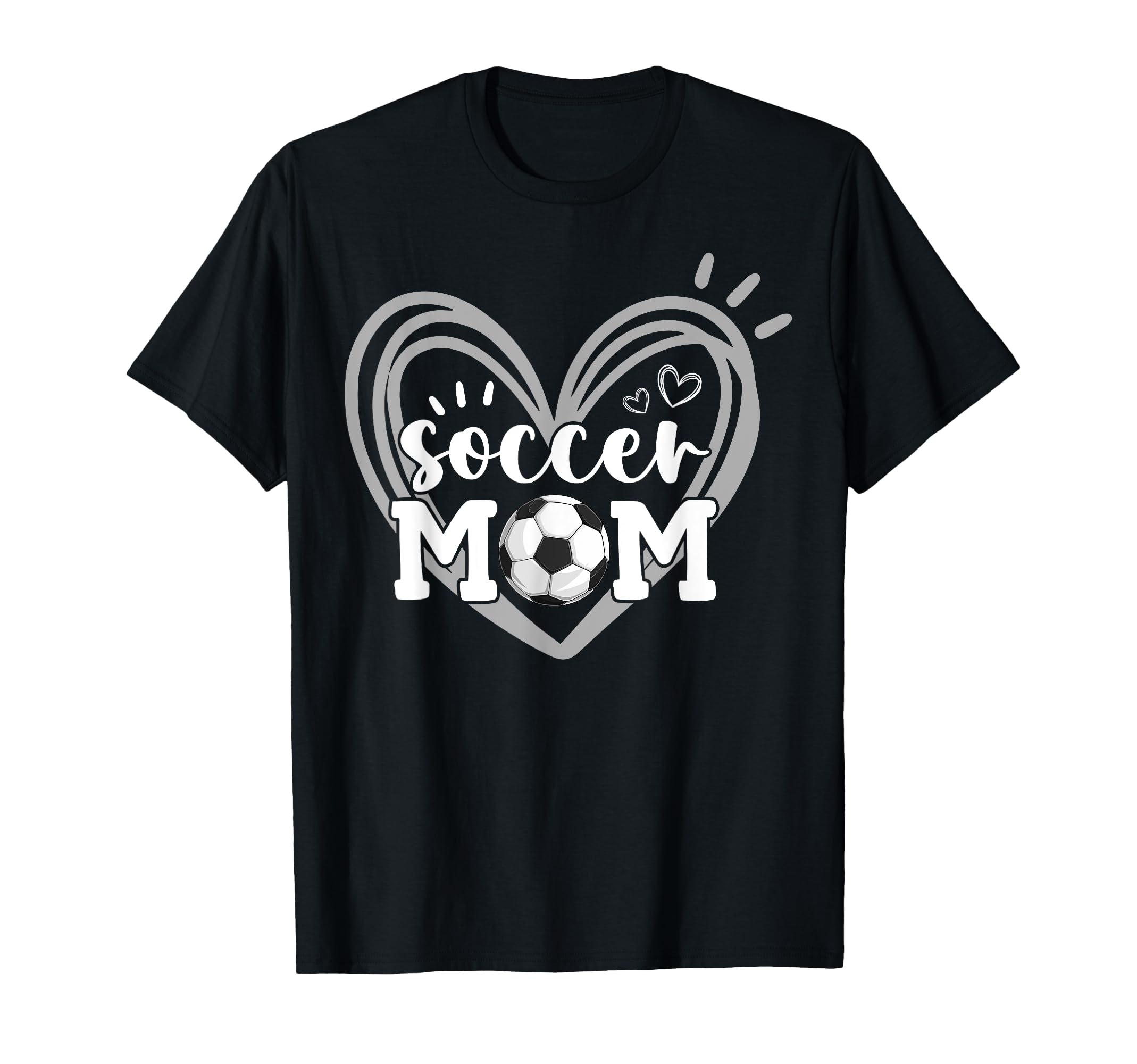 Funny Soccer Mom Heart Soccer Mama T-Shirt - Streetwear Style Men Women - T-Shirt, Sweatshirt, Hoodie