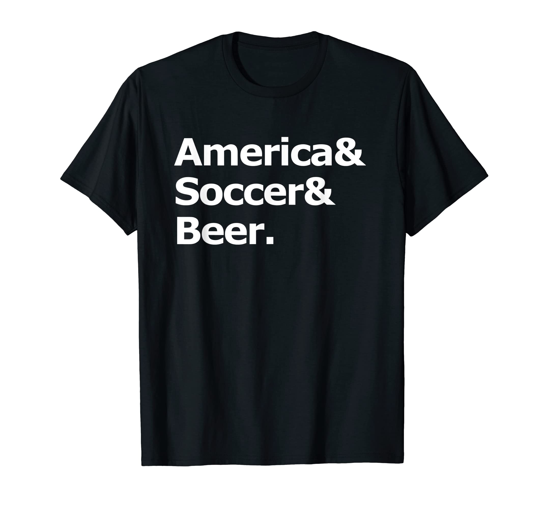 America Soccer Beer Football T-Shirt - Aesthetic Graphic for Adults - T-Shirt, Sweatshirt, Hoodie