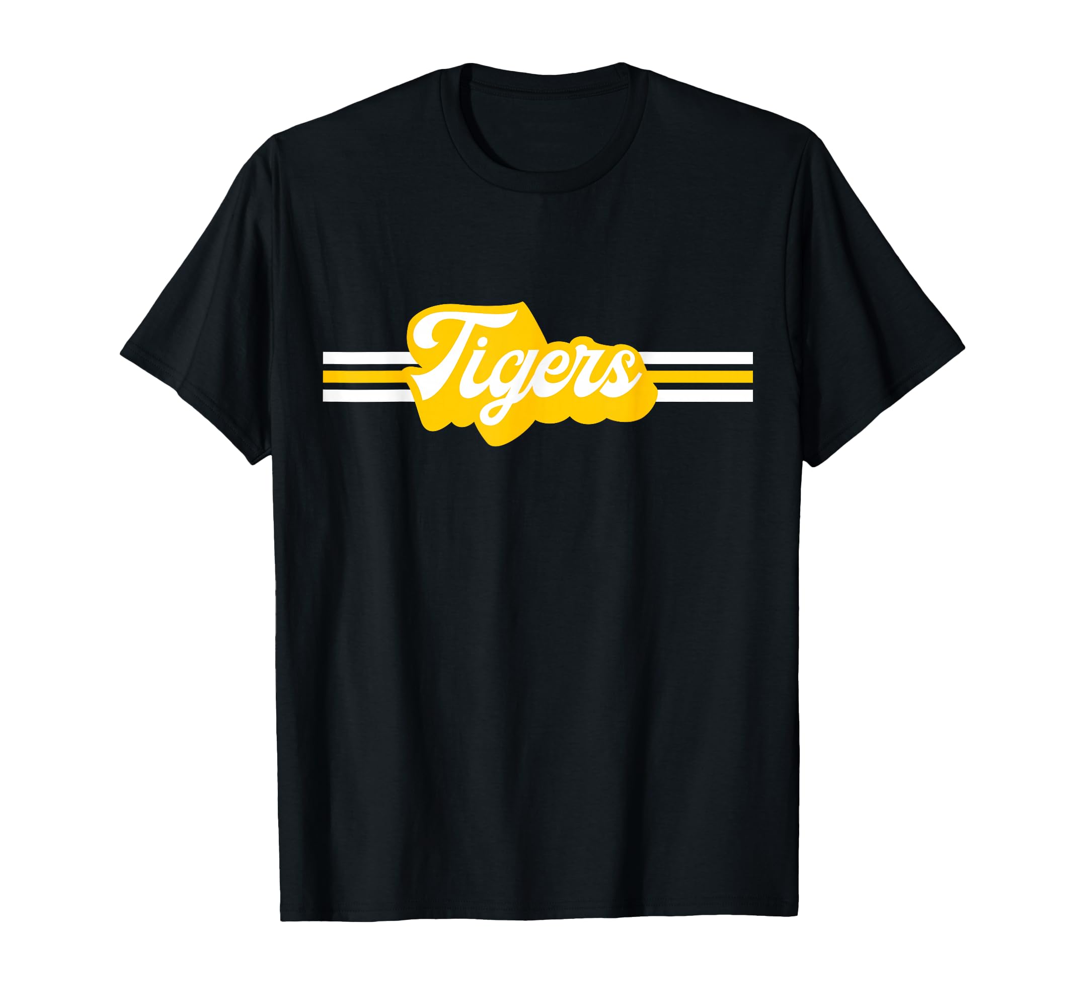 Tigers Mascot School Spirit T-Shirt - Casual Everyday Wear for Adults - T-Shirt, Sweatshirt, Hoodie