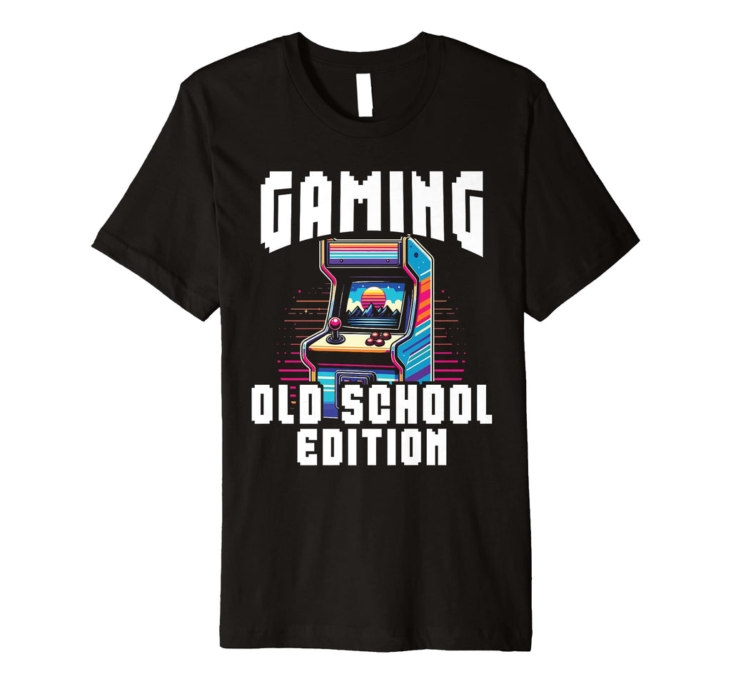 80S Arcade Nostalgia Pixel Art Video T-Shirt - Graphic Print Men Women - T-Shirt, Sweatshirt, Hoodie