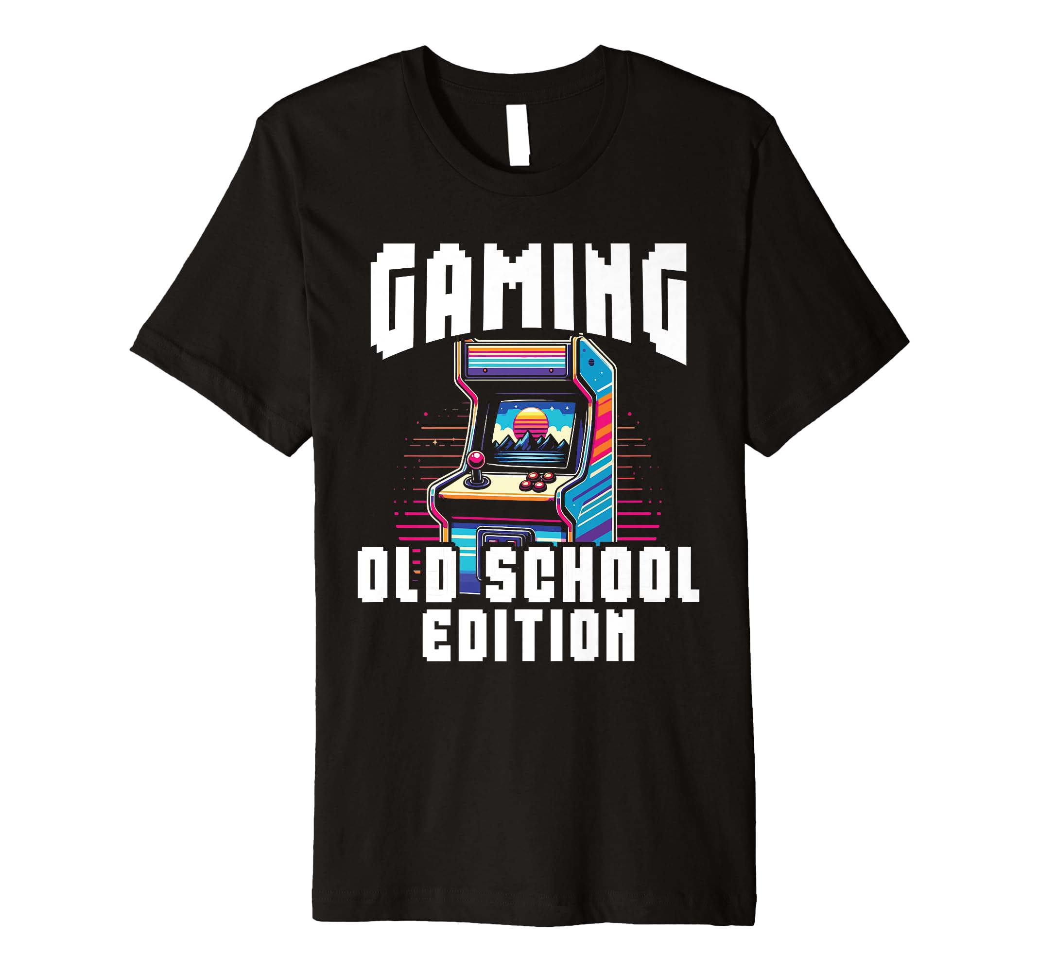 80S Arcade Nostalgia Pixel Art Video T-Shirt - Graphic Print Men Women - T-Shirt, Sweatshirt, Hoodie