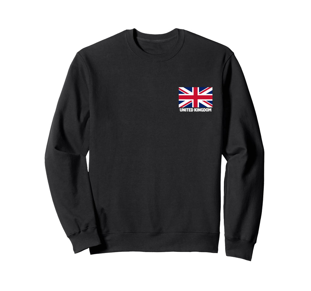 United Kingdom Flag Sweatshirt - Aesthetic Graphic Men Women - T-Shirt, Sweatshirt, Hoodie