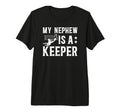 Mens My Nephew Is Soccer Keeper Uncle T-Shirt - Graphic Print for Adults - T-Shirt, Sweatshirt, Hoodie