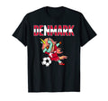 Dabbing Green Unicorn Denmark Soccer T-Shirt - Novelty Apparel Men Women - T-Shirt, Sweatshirt, Hoodie