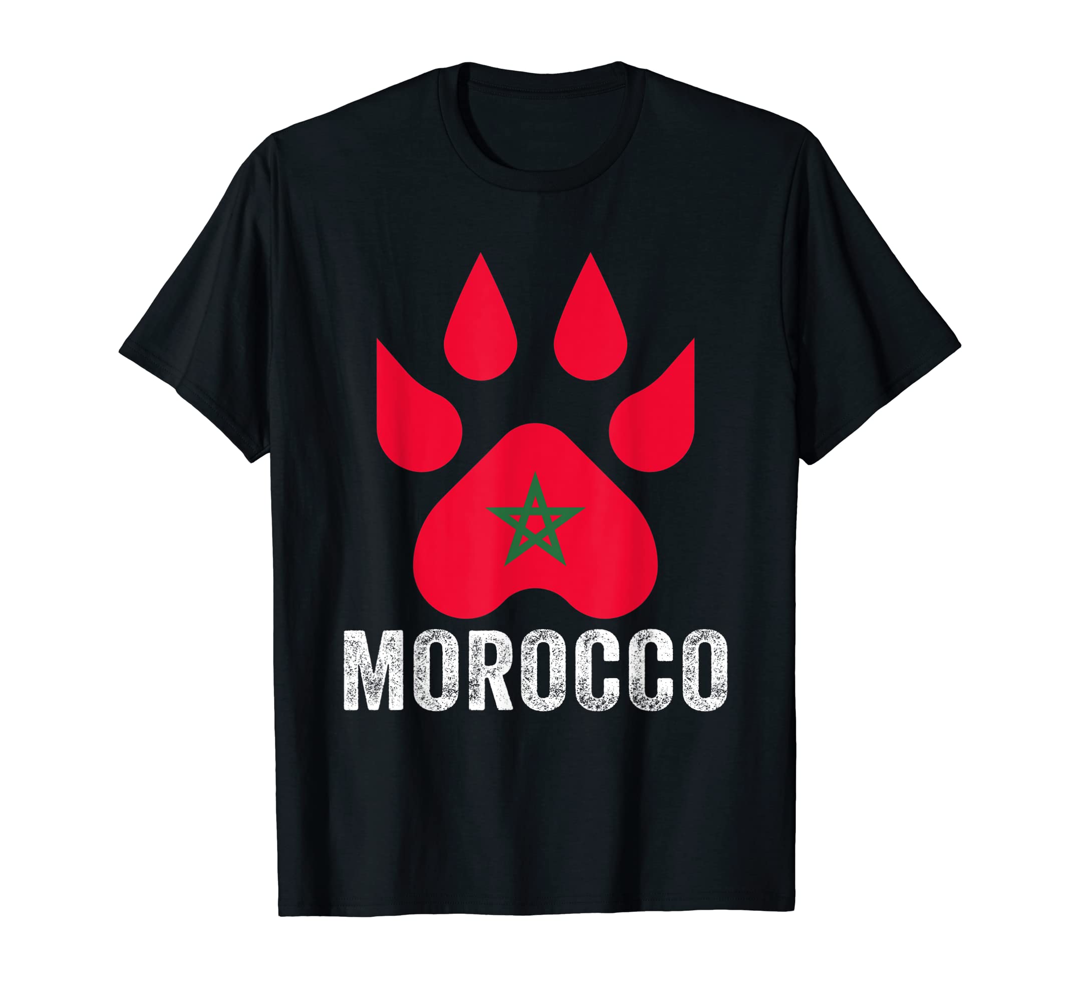 Moorish American Morocco Flag Moroccan T-Shirt - Fun Novelty Design Unisex - T-Shirt, Sweatshirt, Hoodie