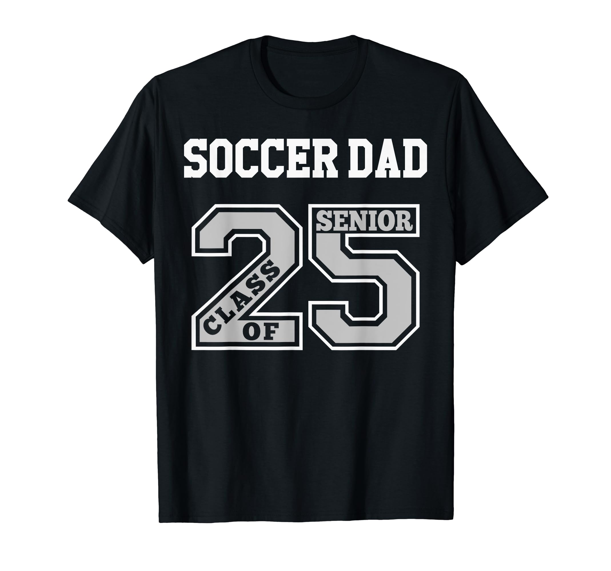 Senior Soccer Dad 2025 Groovy Soccer T-Shirt - Streetwear Style Men Women - T-Shirt, Sweatshirt, Hoodie
