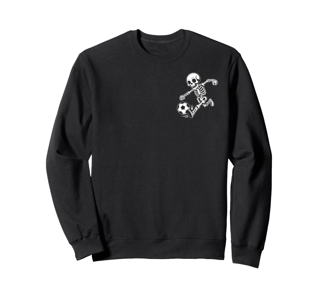 Skeleton Soccer Enthusiast Funny Sweatshirt - Aesthetic Graphic Men Women - T-Shirt, Sweatshirt, Hoodie