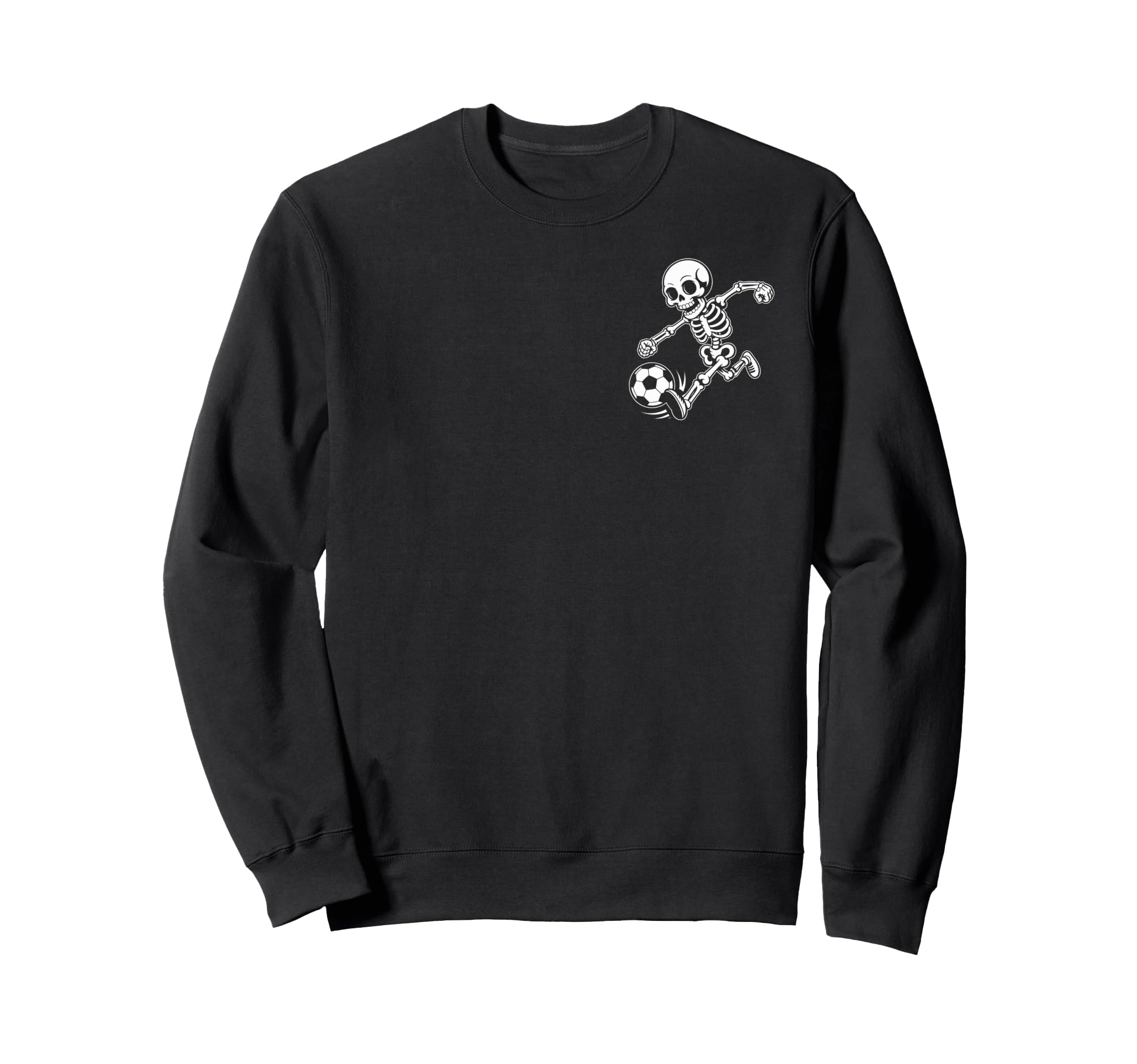 Skeleton Soccer Enthusiast Funny Sweatshirt - Aesthetic Graphic Men Women - T-Shirt, Sweatshirt, Hoodie
