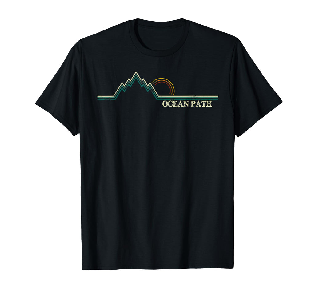 Ocean Path Acadia National Park Maine T-Shirt - Unique Graphic Men Women - T-Shirt, Sweatshirt, Hoodie
