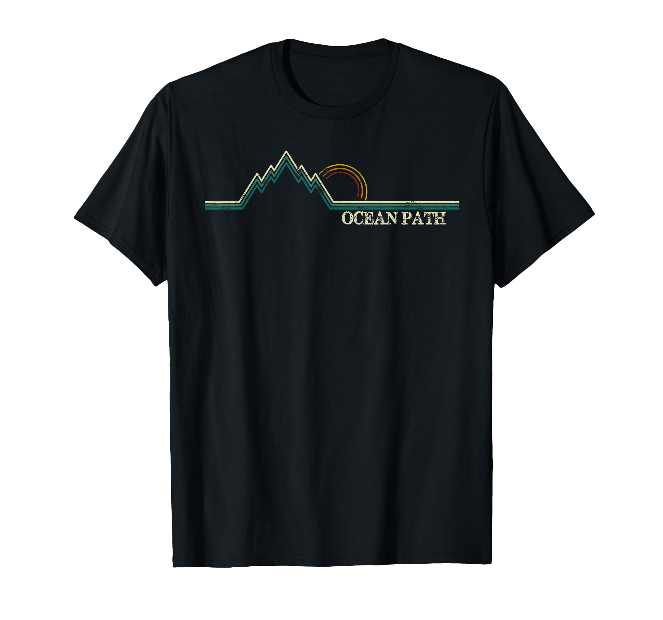 Ocean Path Acadia National Park Maine T-Shirt - Unique Graphic Men Women - T-Shirt, Sweatshirt, Hoodie