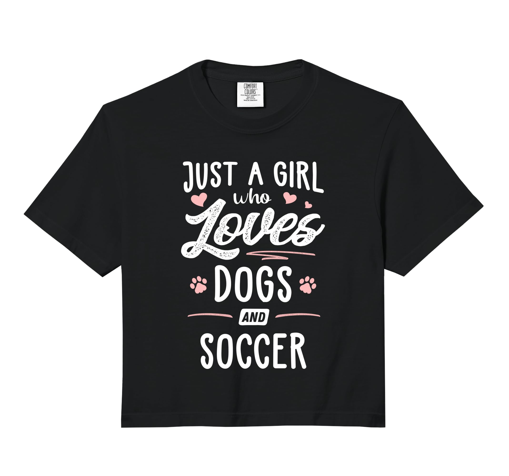 Just Who Loves Dogs And Soccer Gift Dog Hoodie - Minimalist Print Unisex - T-Shirt, Sweatshirt, Hoodie