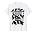 My Favorite Goalie Calls Me Mom Soccer T-Shirt - Custom Art Print Unisex - T-Shirt, Sweatshirt, Hoodie