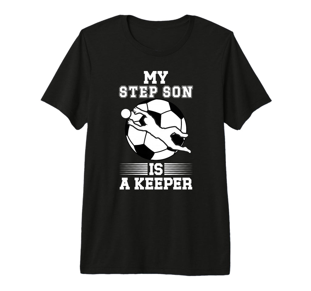 Soccer Keeper Step Mom Soccer Goalie T-Shirt - Minimalist Print for Adults - T-Shirt, Sweatshirt, Hoodie